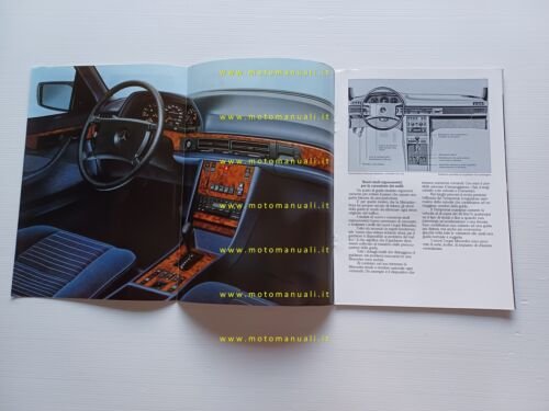 Mercedes 380 SEC - 500 SEC 1983-84 depliant italiano originale