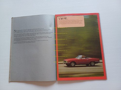 Mercedes Benz 280 SL - 350 SL - 450 SL …