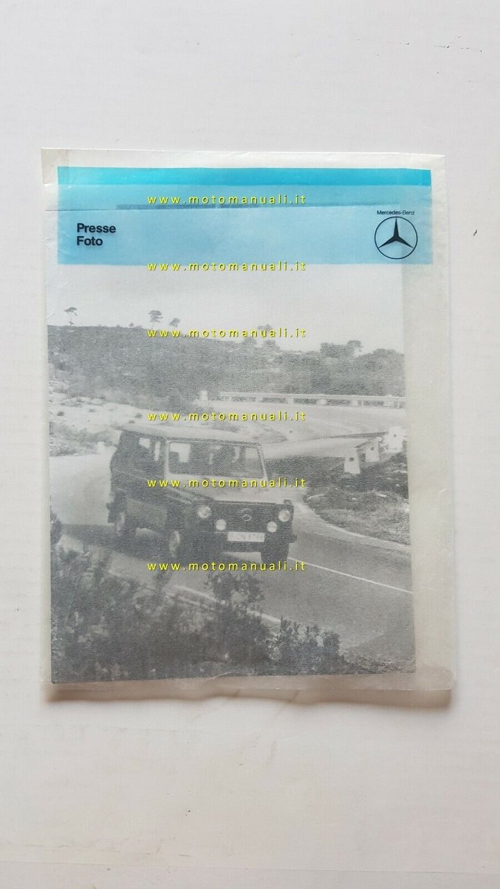 Mercedes Benz 3 Foto Cartella Stampa 1978 originali no depliant …