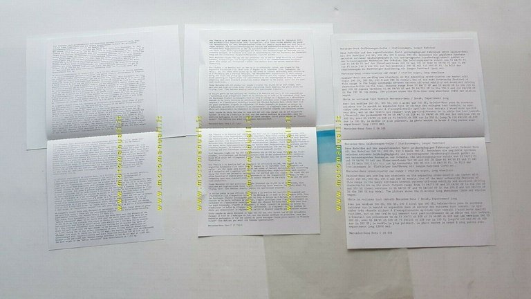 Mercedes Benz 3 Foto Cartella Stampa 1978 originali no depliant …