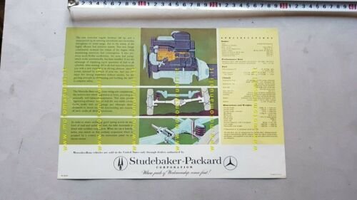 Mercedes-Benz 300 D Automatic 1959 depliant USA originale brochure