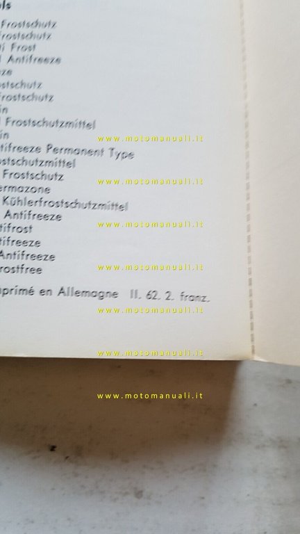 Mercedes Benz 300 SE 1962 manuale uso libretto originale testo …