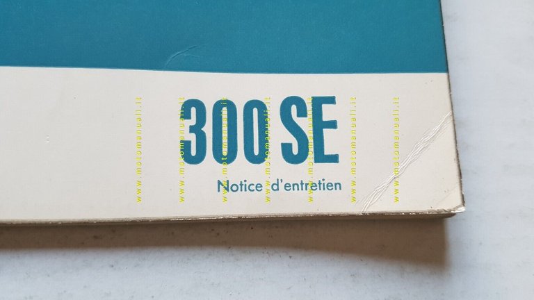 Mercedes Benz 300 SE 1962 manuale uso libretto originale testo …