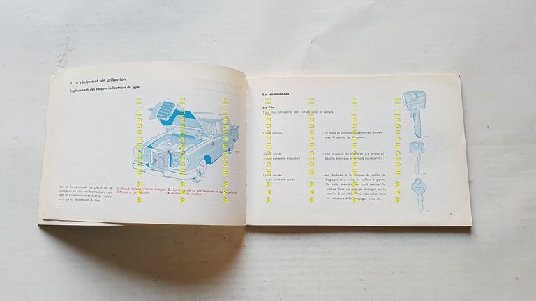 Mercedes Benz 300 SE 1962 manuale uso libretto originale testo …