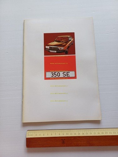 Mercedes Benz 350 SE 1972 depliant francese originale