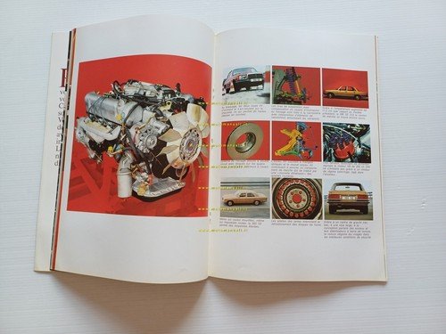 Mercedes Benz 350 SE 1972 depliant francese originale