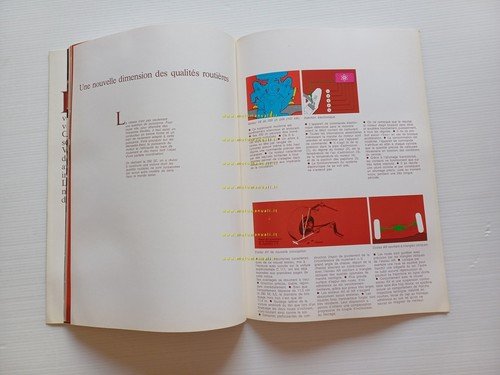 Mercedes Benz 350 SE 1972 depliant francese originale