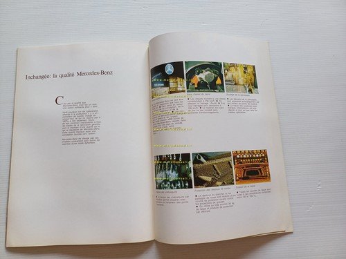 Mercedes Benz 350 SE 1972 depliant francese originale