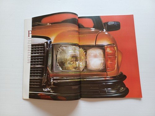 Mercedes Benz 350 SE 1972 depliant francese originale