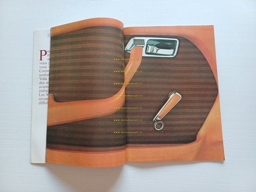 Mercedes Benz 350 SE 1972 depliant francese originale