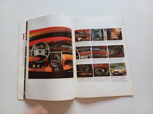 Mercedes Benz 350 SE 1972 depliant francese originale