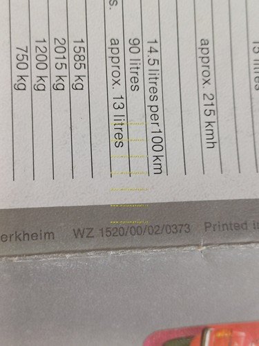 Mercedes Benz 350 SL - 450 SL 1973 depliant italiano …