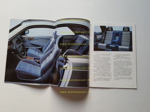 Mercedes Benz 380 SEC - 500 SEC 1983 depliant pubblicitario …