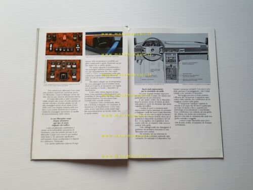 Mercedes Benz 380 SEC - 500 SEC 1983 depliant pubblicitario …