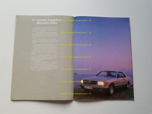 Mercedes Benz 380 SEC - 500 SEC 1983 depliant pubblicitario …