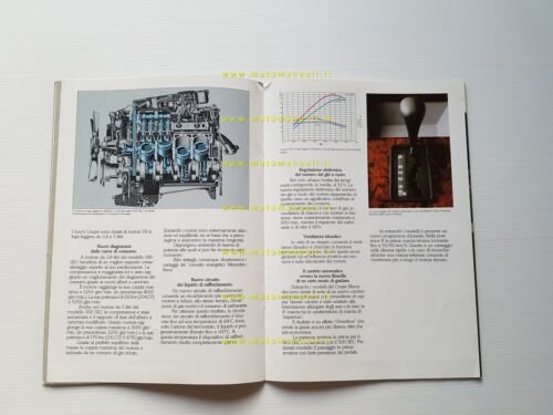 Mercedes Benz 380 SEC - 500 SEC 1983 depliant pubblicitario …