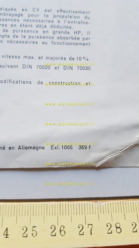 Mercedes Benz autocarri L-LK-LS 327 1959 depliant originale