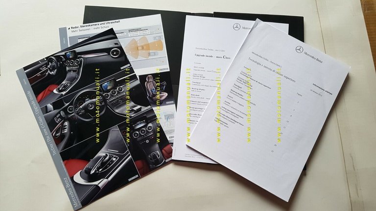 Mercedes Benz Classe C 2013 CARTELLA STAMPA presentazione originale NO …