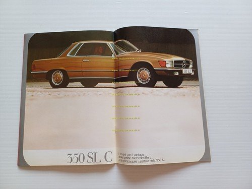 Mercedes Benz modelli 200-220-250-280-350-600 1972 depliant italiano originale