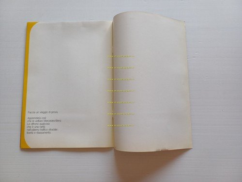 Mercedes Benz modelli 200-220-250-280-350-600 1972 depliant italiano originale