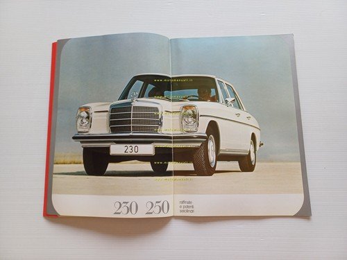 Mercedes Benz modelli 200-220-250-280-350-600 1972 depliant italiano originale