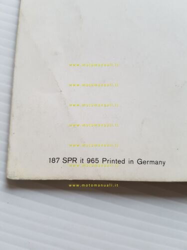 Mercedes Benz produzione modelli 1965 depliant italiano originale