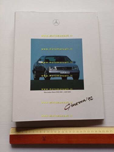 Mercedes-Benz salone Ginevra 1992 cartella stampa originale italiano