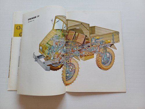 Mercedes Benz Unimog 1960 depliant francese originale