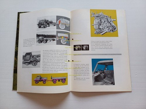 Mercedes Benz Unimog 1960 depliant francese originale