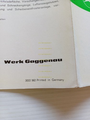 Mercedes Benz Unimog 406 1962 depliant tedesco originale