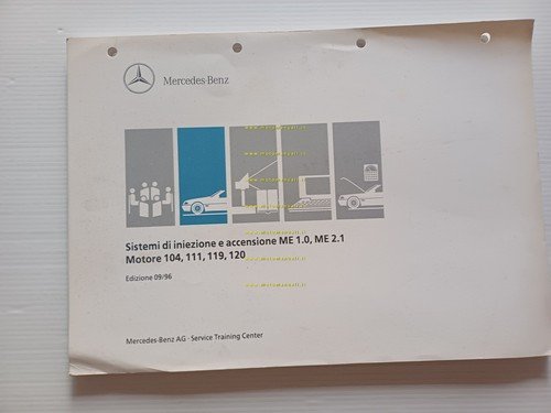 Mercedes manuale officina iniez-accensione ME1.0-2.1 motore 104-111-119-120 1996