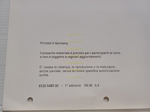 Mercedes manuale officina iniez-accensione ME1.0-2.1 motore 104-111-119-120 1996