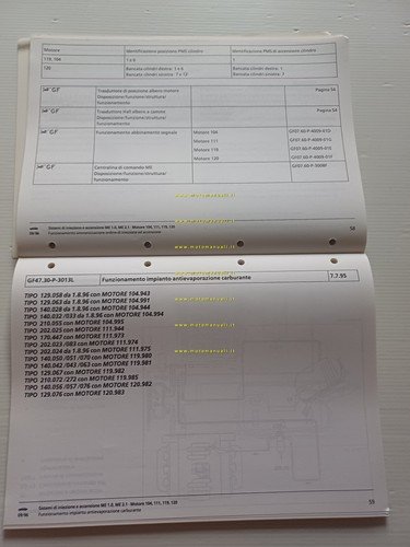 Mercedes manuale officina iniez-accensione ME1.0-2.1 motore 104-111-119-120 1996