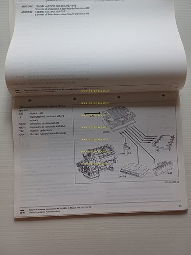Mercedes manuale officina iniez-accensione ME1.0-2.1 motore 104-111-119-120 1996