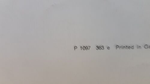 Mercedes produzione modelli 1963 depliant originale auto INGLESE car brochure