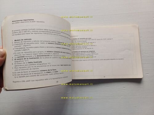 Merceds Benz 250 C - 250 E 1969 catalogo ricambi …