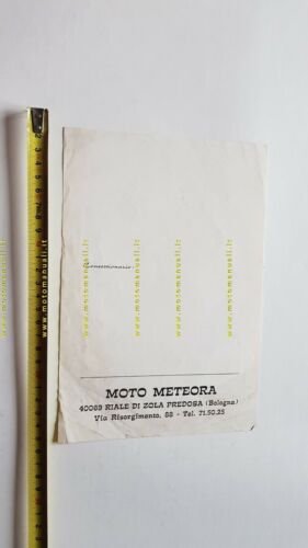 Meteora 50 Cross 1971 depliant originale ITALIANO moto brochure prospekt