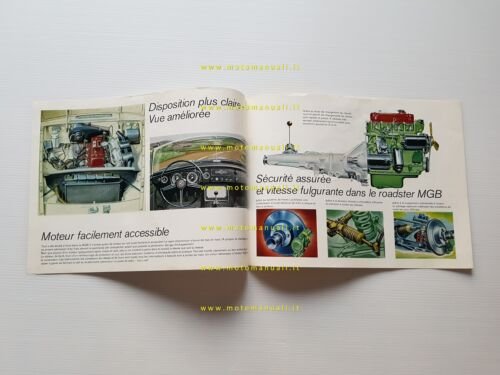 MG B 1800 1968 depliant originale francese