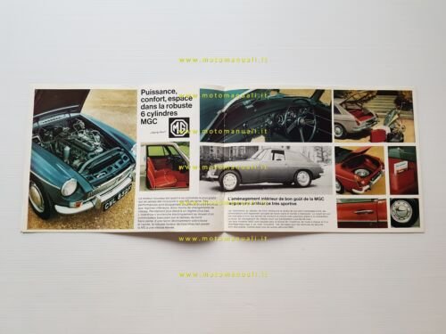 MG C 1968 depliant originale francese