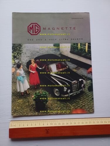 MG Magnette 1957 depliant inglese originale