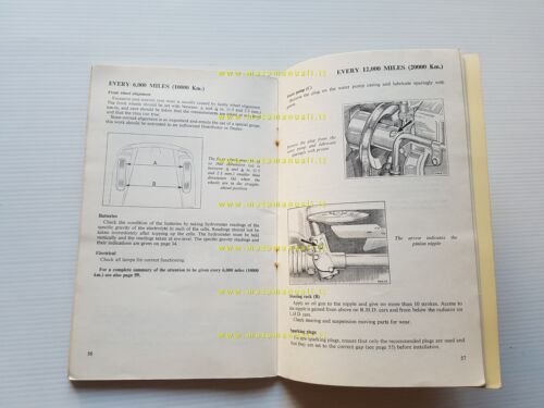 MG MG-B 1963 manuale uso manutenzione libretto originale INGLESE