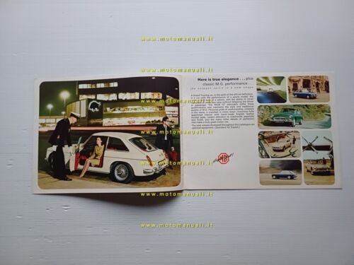 MG MGB GT 12.1965 depliant inglese originale