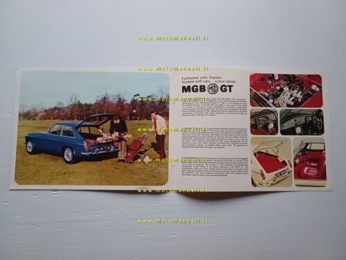 MG MGB GT 12.1965 depliant inglese originale