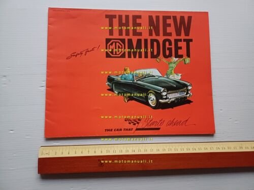 MG Midget 1965 depliant inglese originale