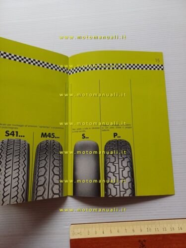 Michelin pneumatici da competizione auto - moto anni 70 depliant …