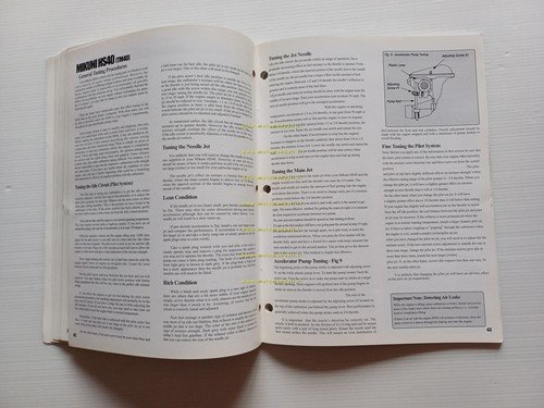 Mikuni carburatori anni 90 manuale SUDCO per uso e regolazioni …
