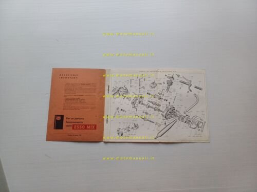 Minarelli 48 motore P3-P3N-P3 Sport 1962 catalogo ricambi originale parts …