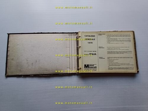 Minarelli catalogo ricambi generale motori 1979 originale spare parts catalogue