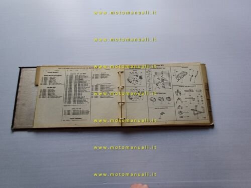 Minarelli catalogo ricambi generale motori 1979 originale spare parts catalogue
