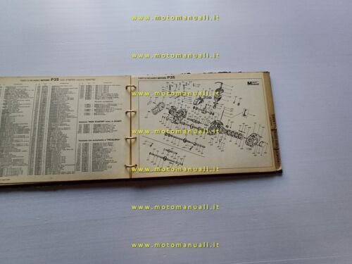 Minarelli catalogo ricambi generale motori 1979 originale spare parts catalogue